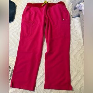 Figs Hot Pink Cargo SCRUB Pants (limited edition) 2XL